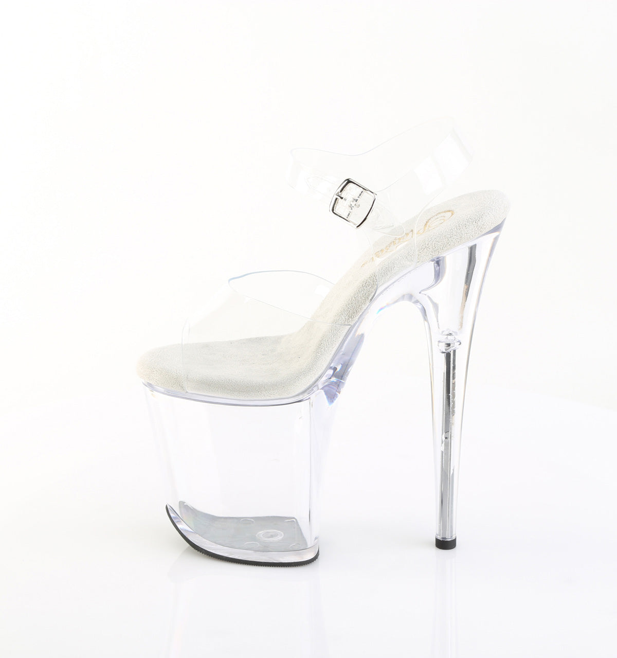 PLEASER - Flamingo - 808prem - Clear/White