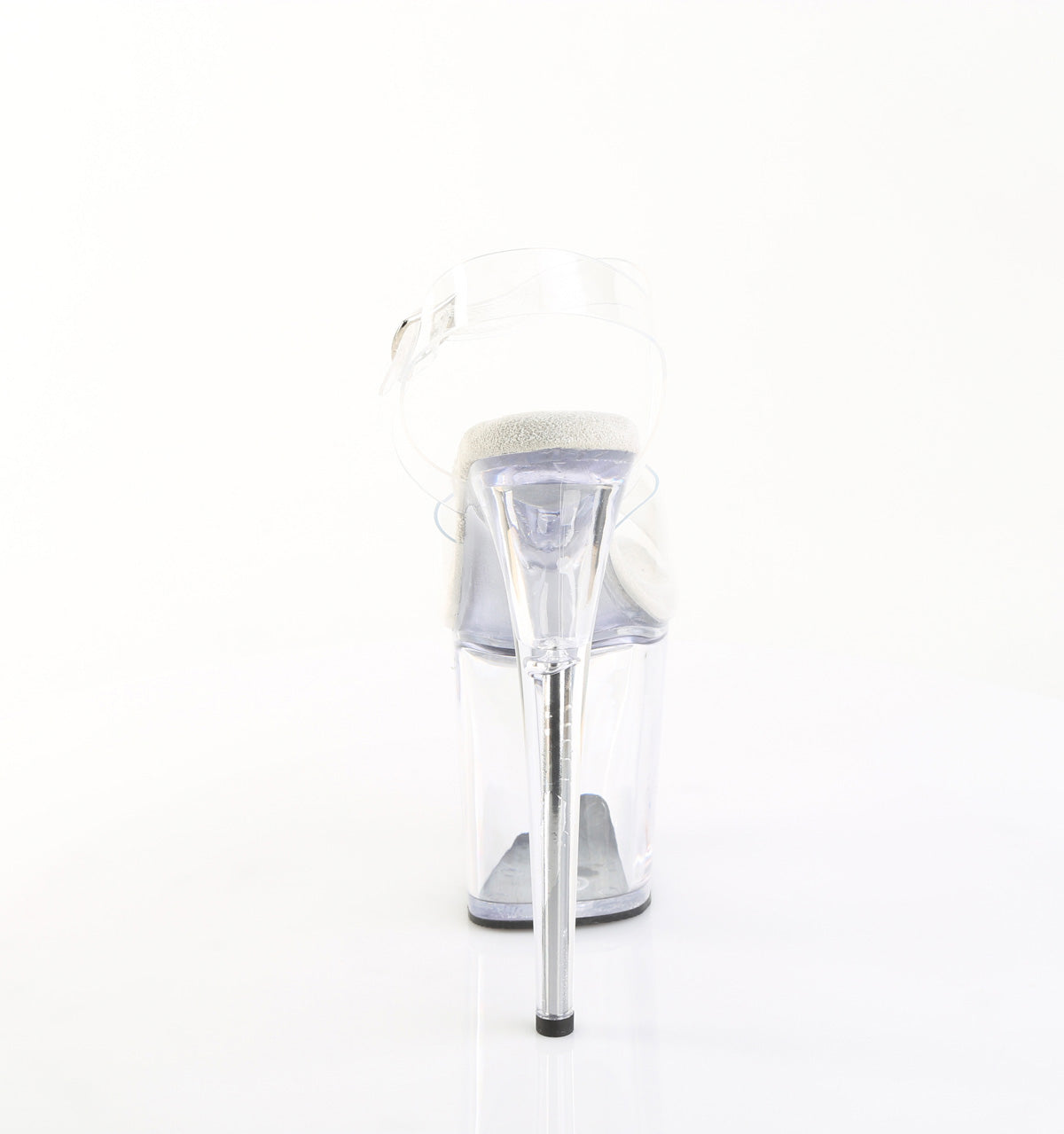 PLEASER - Flamingo - 808prem - Clear/White
