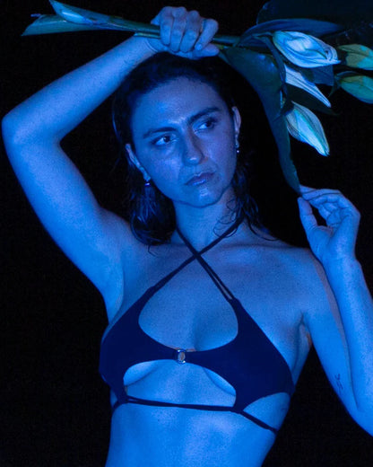 IONA SMITH SCOTT - Black Cutout Bikini Top - AYA PLAYA