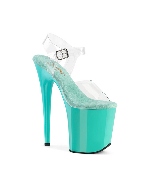 PLEASER - Flamingo - 808 - Aqua