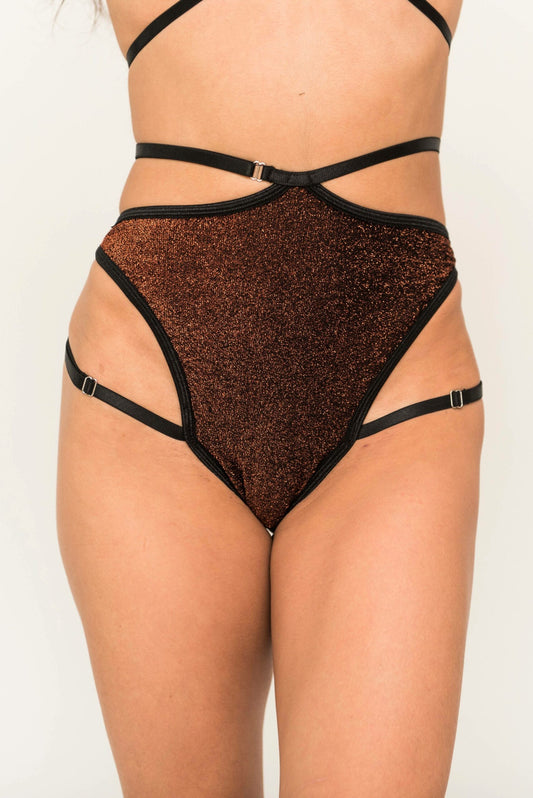 POLE LOVERS - Bas Taille Haute Harnais