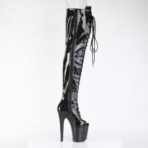 PLEASER - Flamingo - 3021GP - Noir Glitter – Image 2